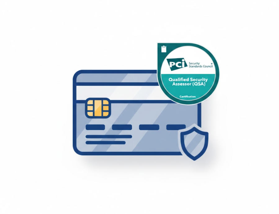 artão de crédito com selo oficial PCI QSA para Auditoria Level 1